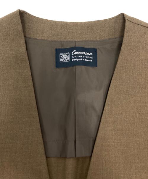 CARREMAN for ADAM ET ROPE（アダムエロペ）CARREMAN for Adam et Rope (アダムエロペ) セットアップ / GMV-18030-B カーキ サイズ:Mの古着・服飾アイテム