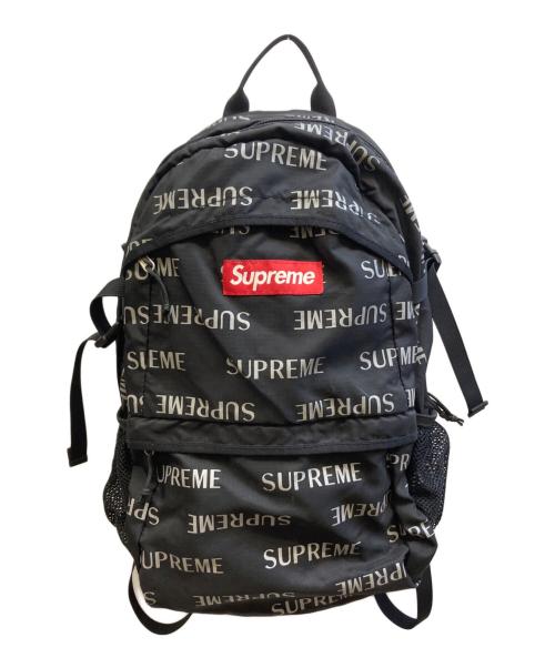 SUPREME（シュプリーム）Supreme (シュプリーム) 3M Reflective Repeat Backpack ブラック サイズ:₋の古着・服飾アイテム
