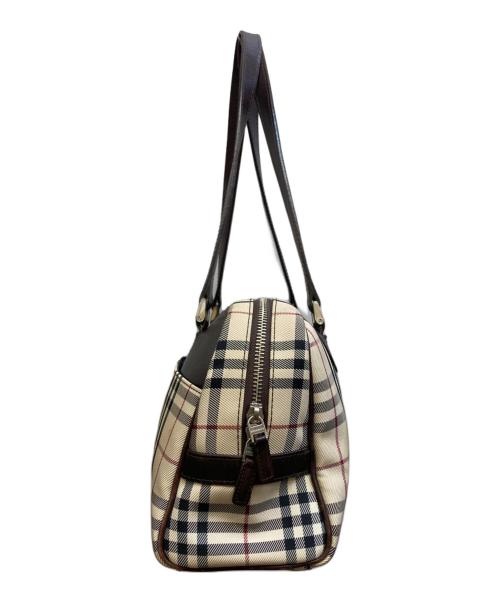 BURBERRY（バーバリー）BURBERRY (バーバリー) ノバチェックミニボストンバック ベージュ サイズ:₋の古着・服飾アイテム