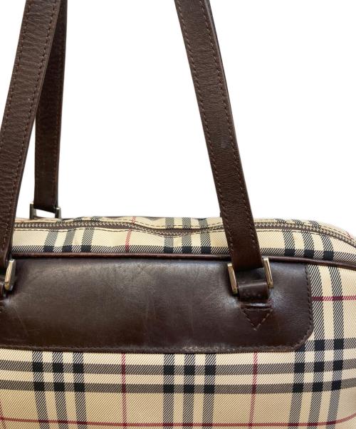 BURBERRY（バーバリー）BURBERRY (バーバリー) ノバチェックミニボストンバック ベージュ サイズ:₋の古着・服飾アイテム