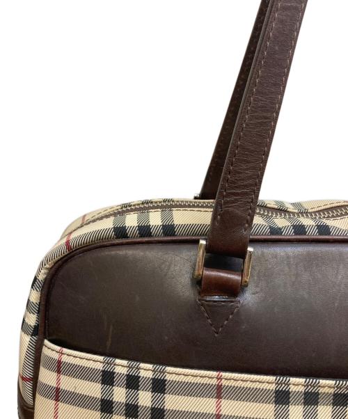 BURBERRY（バーバリー）BURBERRY (バーバリー) ノバチェックミニボストンバック ベージュ サイズ:₋の古着・服飾アイテム