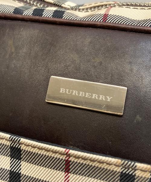BURBERRY（バーバリー）BURBERRY (バーバリー) ノバチェックミニボストンバック ベージュ サイズ:₋の古着・服飾アイテム