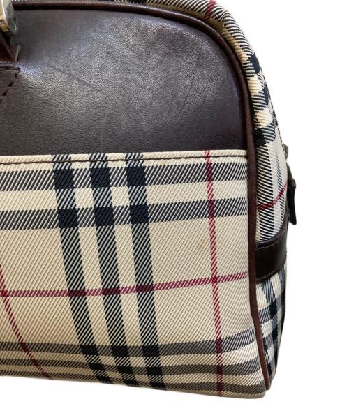 BURBERRY（バーバリー）BURBERRY (バーバリー) ノバチェックミニボストンバック ベージュ サイズ:₋の古着・服飾アイテム