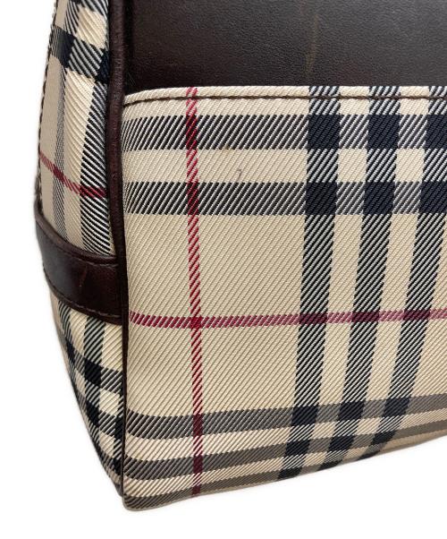 BURBERRY（バーバリー）BURBERRY (バーバリー) ノバチェックミニボストンバック ベージュ サイズ:₋の古着・服飾アイテム