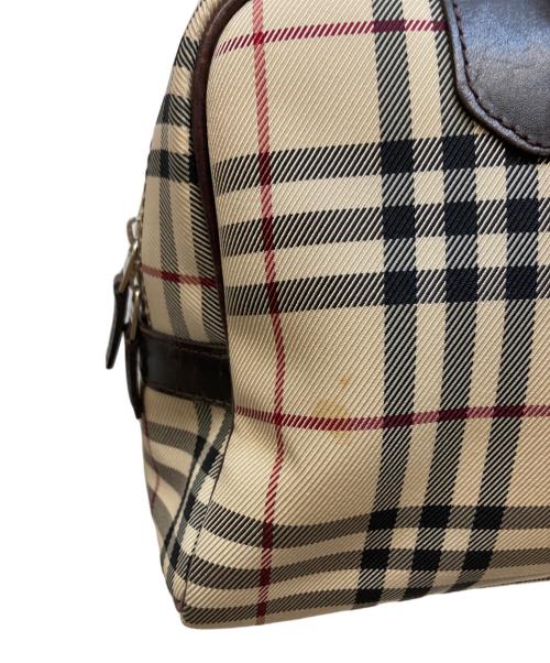 BURBERRY（バーバリー）BURBERRY (バーバリー) ノバチェックミニボストンバック ベージュ サイズ:₋の古着・服飾アイテム