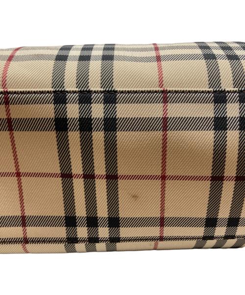 BURBERRY（バーバリー）BURBERRY (バーバリー) ノバチェックミニボストンバック ベージュ サイズ:₋の古着・服飾アイテム