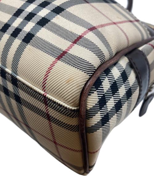 BURBERRY（バーバリー）BURBERRY (バーバリー) ノバチェックミニボストンバック ベージュ サイズ:₋の古着・服飾アイテム