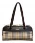 BURBERRY（バーバリー）の古着「ノバチェックミニボストンバック」｜ベージュ