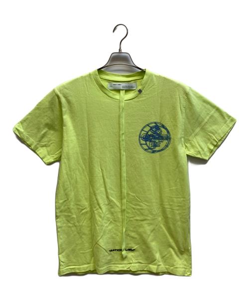 OFFWHITE（オフホワイト）OFFWHITE (オフホワイト) 3D Crossed Off S/S Slim T-Shirt グリーン サイズ:Lの古着・服飾アイテム
