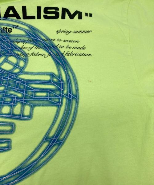 OFFWHITE（オフホワイト）OFFWHITE (オフホワイト) 3D Crossed Off S/S Slim T-Shirt グリーン サイズ:Lの古着・服飾アイテム