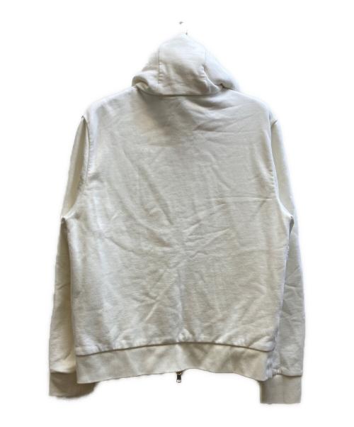 MONCLER（モンクレール）MONCLER (モンクレール) ダウン切替パーカー/E20918428000/MAGLIA ホワイト サイズ:Lの古着・服飾アイテム