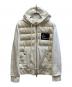 MONCLER（モンクレール）の古着「ダウン切替パーカー/E20918428000/MAGLIA」｜ホワイト