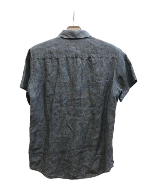 A.P.C.（アーペーセー）A.P.C. (アーペーセー) 半袖リネンシャツ グレー サイズ:Sの古着・服飾アイテム