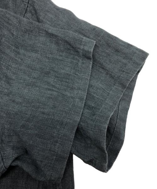 A.P.C.（アーペーセー）A.P.C. (アーペーセー) 半袖リネンシャツ グレー サイズ:Sの古着・服飾アイテム