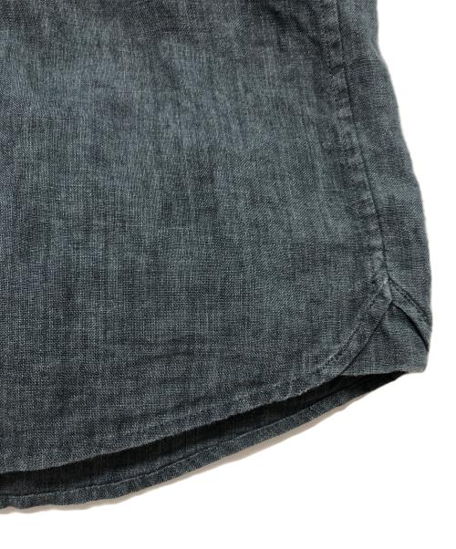 A.P.C.（アーペーセー）A.P.C. (アーペーセー) 半袖リネンシャツ グレー サイズ:Sの古着・服飾アイテム