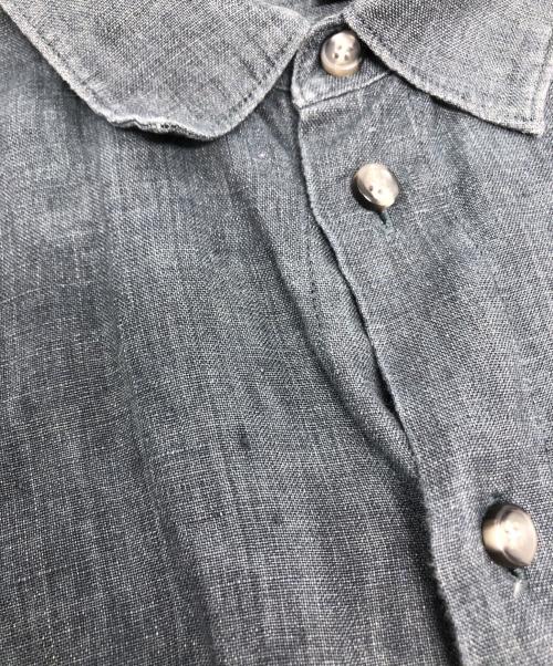 A.P.C.（アーペーセー）A.P.C. (アーペーセー) 半袖リネンシャツ グレー サイズ:Sの古着・服飾アイテム