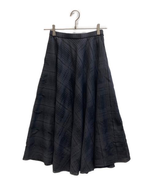 UNTITLED（アンタイトル）UNTITLED (アンタイトル) シアーチェックスカート / 153-73301 ブラックの古着・服飾アイテム