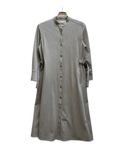 23区（ニジュウサンク）23区 (ニジュウサンク) ライトクロス ワンピース/opwsgs0210 グレー サイズ:32の古着・服飾アイテム