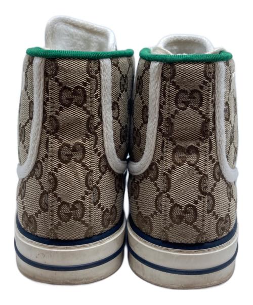 GUCCI（グッチ）GUCCI (グッチ) Tennis 1977 Canvas HighTop ベージュ サイズ:38+の古着・服飾アイテム