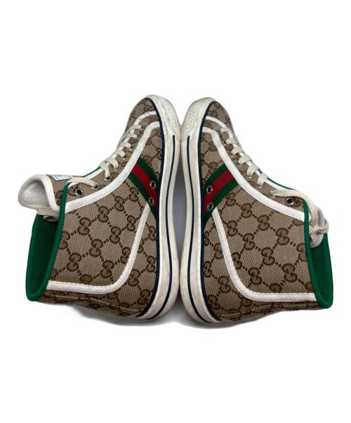 GUCCI（グッチ）GUCCI (グッチ) Tennis 1977 Canvas HighTop ベージュ サイズ:38+の古着・服飾アイテム