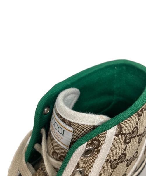 GUCCI（グッチ）GUCCI (グッチ) Tennis 1977 Canvas HighTop ベージュ サイズ:38+の古着・服飾アイテム
