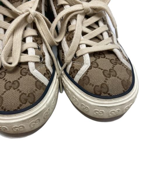 GUCCI（グッチ）GUCCI (グッチ) Tennis 1977 Canvas HighTop ベージュ サイズ:38+の古着・服飾アイテム