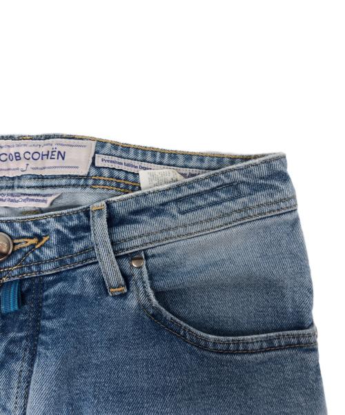 JACOB COHEN（ヤコブコーエン）JACOB COHEN (ヤコブコーエン) ハラコパッチデニムパンツ/J622 ブルー サイズ:31の古着・服飾アイテム