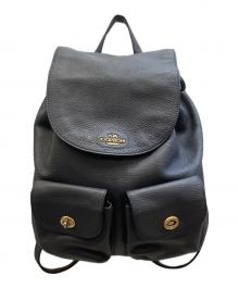 COACH（コーチ）の古着「ビリー バックパック / F37410」｜ネイビー