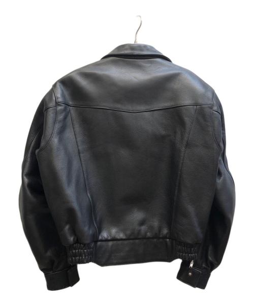 KADOYA（カドヤ）KADOYA (カドヤ) レザーライダースジャケット ブラック サイズ:3Lの古着・服飾アイテム