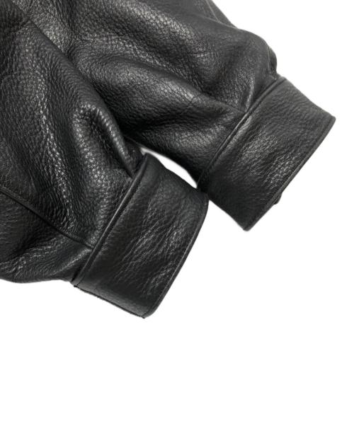 KADOYA（カドヤ）KADOYA (カドヤ) レザーライダースジャケット ブラック サイズ:3Lの古着・服飾アイテム