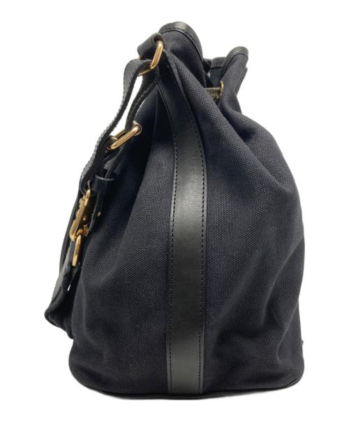 PORTER（ポーター）PORTER (ポーター) united bamboo (ユナイテッドバンブー) BALOON BAG ブラックの古着・服飾アイテム