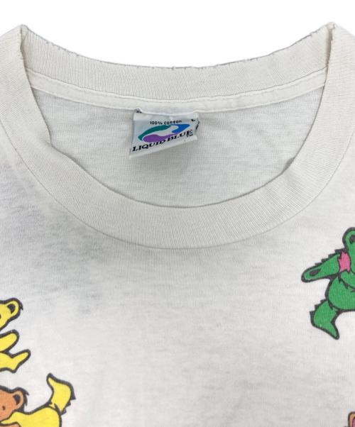 LIQUID BLUE（リキッドブルー）LIQUID BLUE (リキッドブルー) 90‘SバンドTシャツ ホワイト サイズ:Lの古着・服飾アイテム