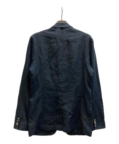 TAPIA los angeles（タピア ロスアンゼルス）Tapia Los Angeles (タピア ロスアンゼルス) リネンテーラードジャケット ネイビー サイズ:40の古着・服飾アイテム