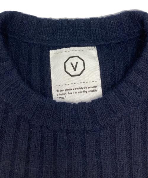 VISVIM（ビズビム）VISVIM (ビズビム) コマンドセーター ネイビー サイズ:Lの古着・服飾アイテム