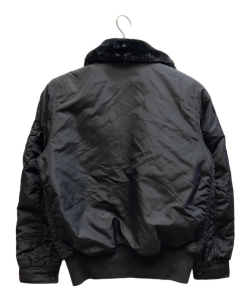 ALPHA（アルファ）ALPHA (アルファ) B-15フライトジャケット ブラック サイズ:Lの古着・服飾アイテム