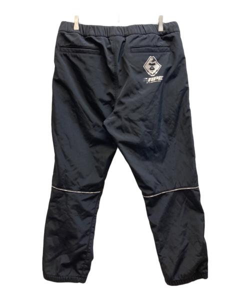 Aape BY A BATHING APE（エーエイプ バイ アベイシングエイプ）Aape BY A BATHING APE (エーエイプ バイ アベイシングエイプ) ナイロンカーゴパンツ ブラック サイズ:XLの古着・服飾アイテム