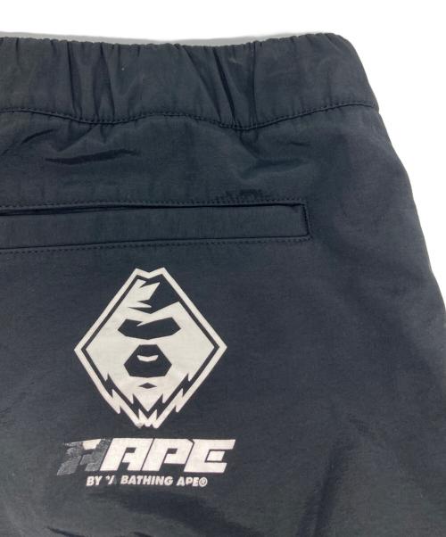Aape BY A BATHING APE（エーエイプ バイ アベイシングエイプ）Aape BY A BATHING APE (エーエイプ バイ アベイシングエイプ) ナイロンカーゴパンツ ブラック サイズ:XLの古着・服飾アイテム
