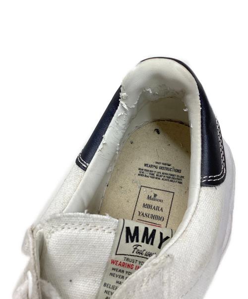 Maison MIHARA YASUHIRO（メゾン ミハラ ヤスヒロ）Maison MIHARA YASUHIRO (メゾン ミハラ ヤスヒロ) BLAKEY CANVAS LOW ホワイト サイズ:-の古着・服飾アイテム