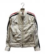 MONCLERモンクレール）の古着「ライダースジャケット / 101-092-40069-50」｜ホワイト