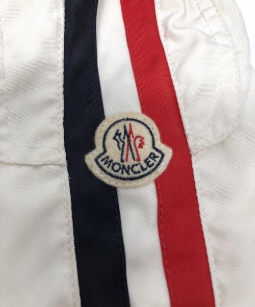 MONCLER（モンクレール）MONCLER (モンクレール) ライダースジャケット / 101-092-40069-50 ホワイト サイズ:1の古着・服飾アイテム