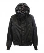 DOLCE & GABBANAドルチェ＆ガッバーナ）の古着「切替レザージャケット / G9X90G」｜ブラック