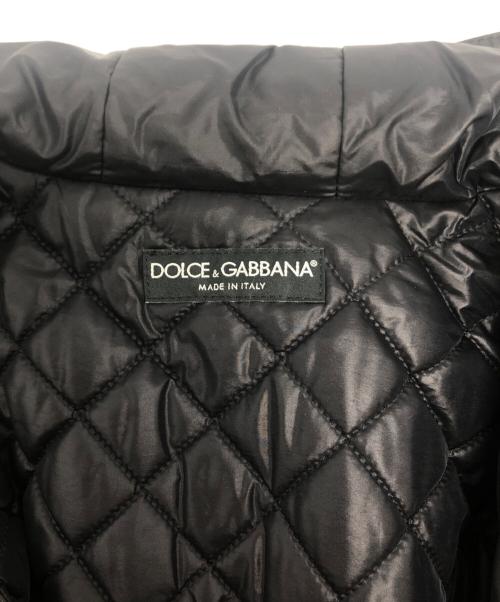 DOLCE & GABBANA（ドルチェ＆ガッバーナ）DOLCE & GABBANA (ドルチェ＆ガッバーナ) 切替レザージャケット / G9X90G ブラック サイズ:44の古着・服飾アイテム