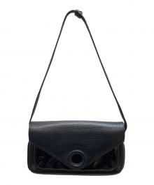 LOEWE（ロエベ）の古着「パテントレザー切替バッグ」｜ブラック
