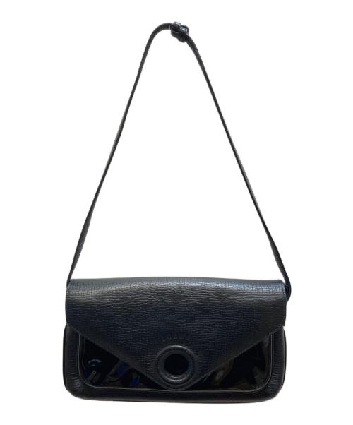 LOEWE（ロエベ）LOEWE (ロエベ) パテントレザー切替バッグ ブラック サイズ:₋の古着・服飾アイテム