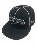 SUPREME×New Eraシュプリーム×ニューエラ）の古着「piping script logo キャップ」