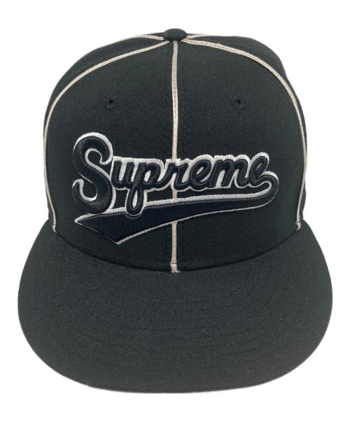 SUPREME（シュプリーム）Supreme (シュプリーム) New Era (ニューエラ) piping script logo キャップ サイズ:7 1/2 （59.6cm）の古着・服飾アイテム