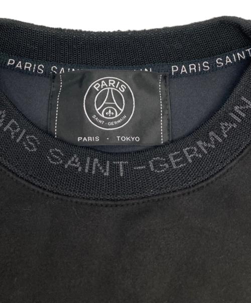 Paris Saint-Germain（パリサンジェルマン）PARIS SAINT-GERMAIN (パリサンジェルマン) フェイクスエードトレーナー/22070340000130 ブラック サイズ:Mの古着・服飾アイテム