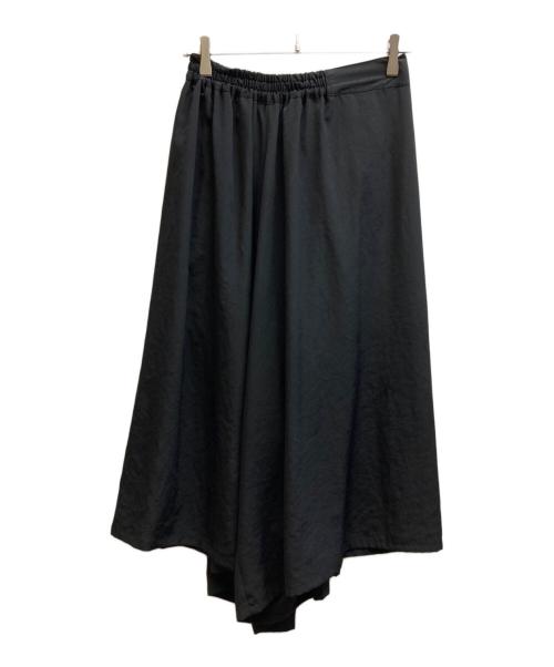 Y's（ワイズ）Y's (ワイズ) ワイド ドレープ キュロット パンツ/YZ-P04-500 ブラック サイズ:1の古着・服飾アイテム