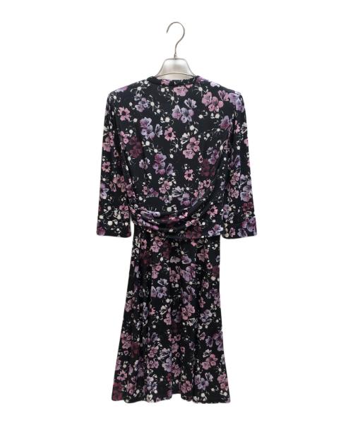 kay me（ケイミー）kay me (ケイミー) 花柄ワンピース / OBIL1142 ブラック サイズ:9の古着・服飾アイテム