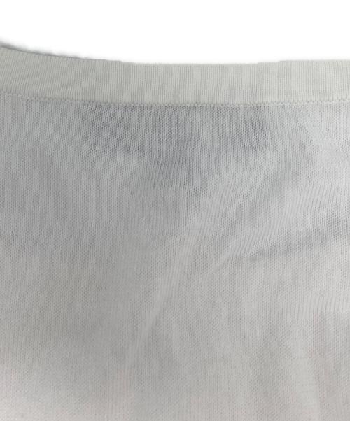 DRAWER（ドゥロワー）Drawer (ドゥロワー) タフタコンビ リボン ワンピース/6526-199-1445 ホワイト サイズ:1の古着・服飾アイテム
